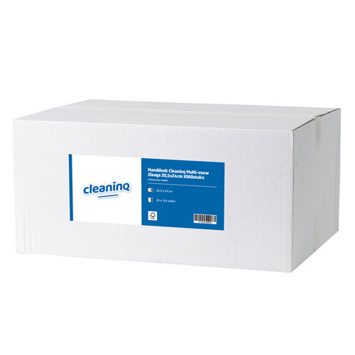 Cleaninq Essuie-mains Cleaninq Pli multiple 2 épaisseurs 20,5x24cm 3060 pièces