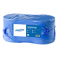 Cleaninq Rouleau de nettoyage industriel Cleaninq 24cmx300m 2 épaisseurs bleu