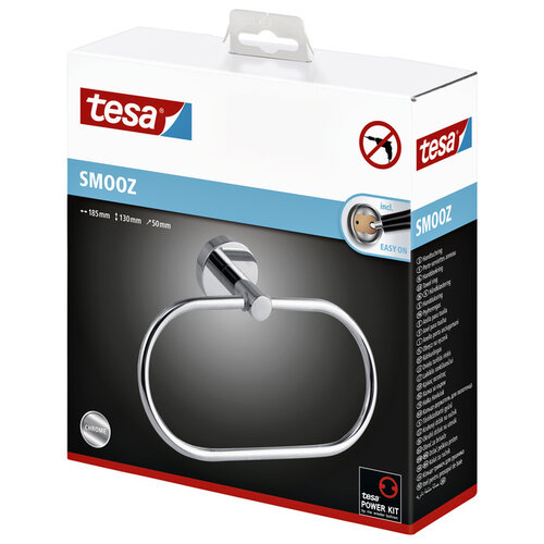 Tesa Handdoekring Tesa Smooz 40322 chroom