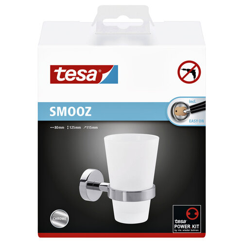 Tesa Porte-gobelet Tesa Smooz 40327 chromé
