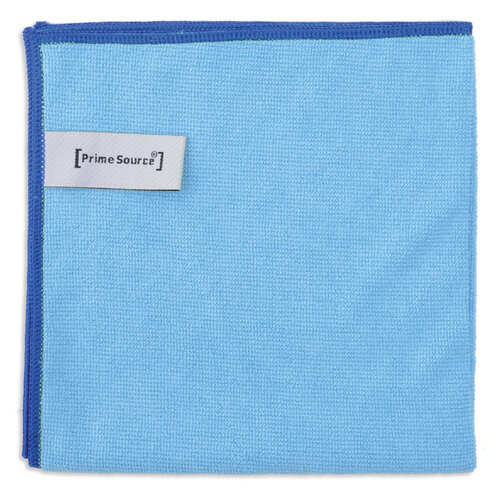 Primesource Chiffon microfibre professionnel bleu 38x38cm 10 pièces