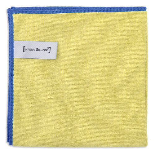 Primesource Chiffon microfibre professionnel jaune 38x38cm 10 pièces