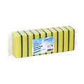 Cleaninq Eponge à récurer Cleaninq jaune/vert 100x70x25mm 10 pièces