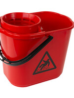 Cleaninq Mopemmer spaans Cleaninq met korf 12L rood