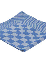 Cleaninq 6 x Theedoek Cleaninq blok marine 65x65cm blauw