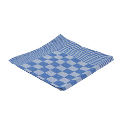 6 x Theedoek Cleaninq blok marine 65x65cm blauw
