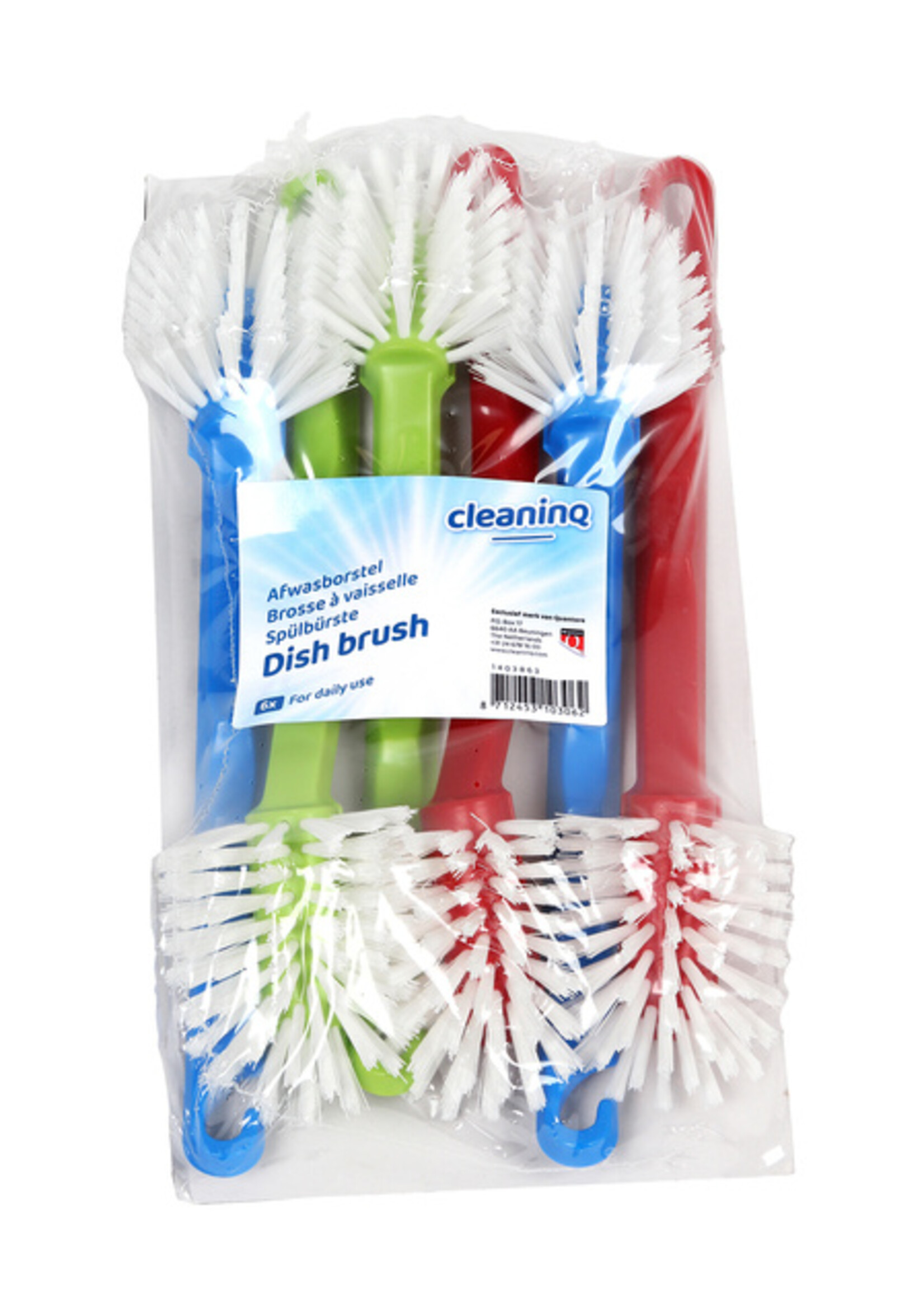 Cleaninq Afwasborstel Cleaninq professioneel assorti set à 6 stuks