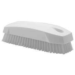 Brosse à ongles Vikan dure 130mm blanc