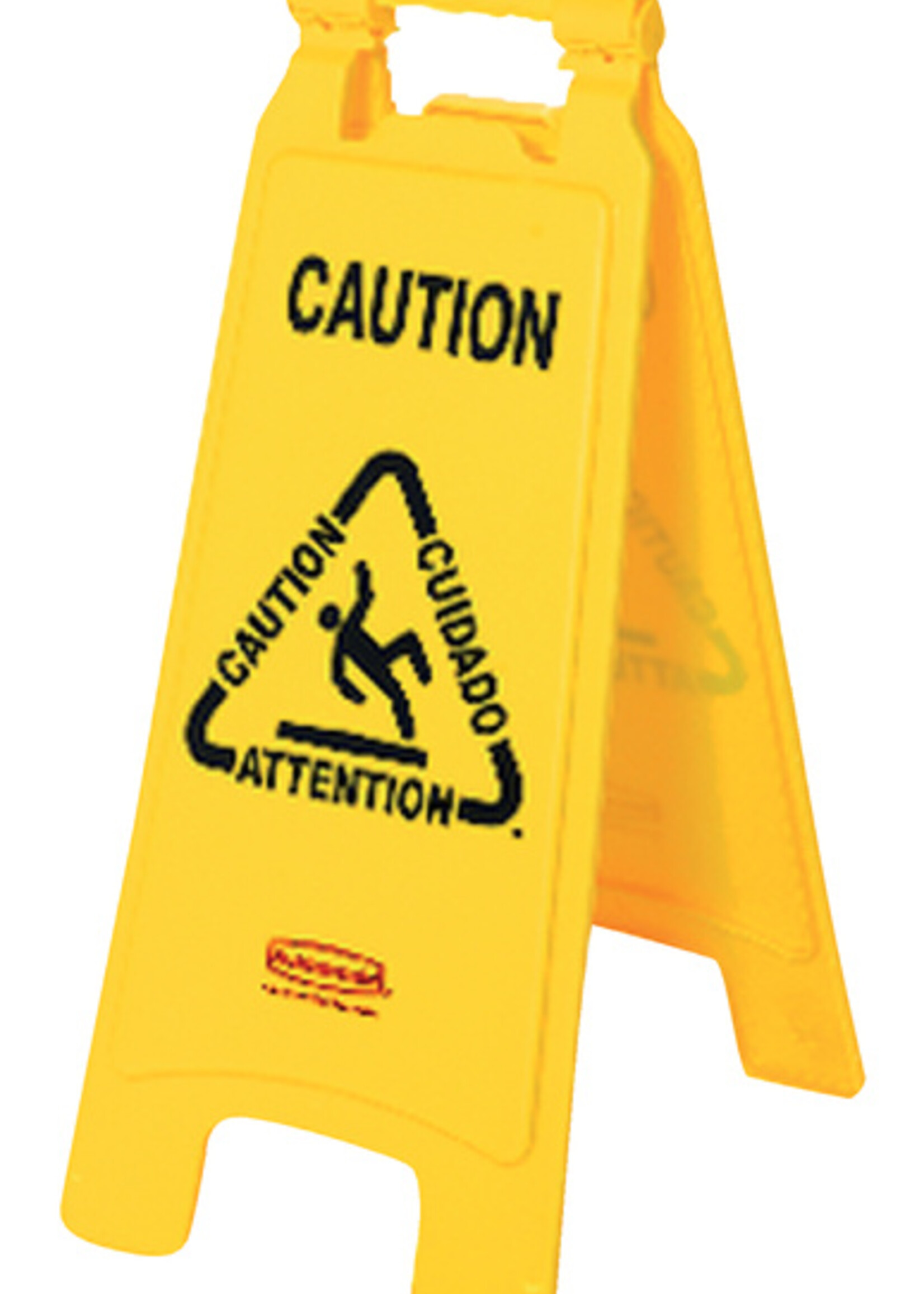 Rubbermaid Panneau d’avertissement “Caution Wet Floor” 67x28x4cm jaune