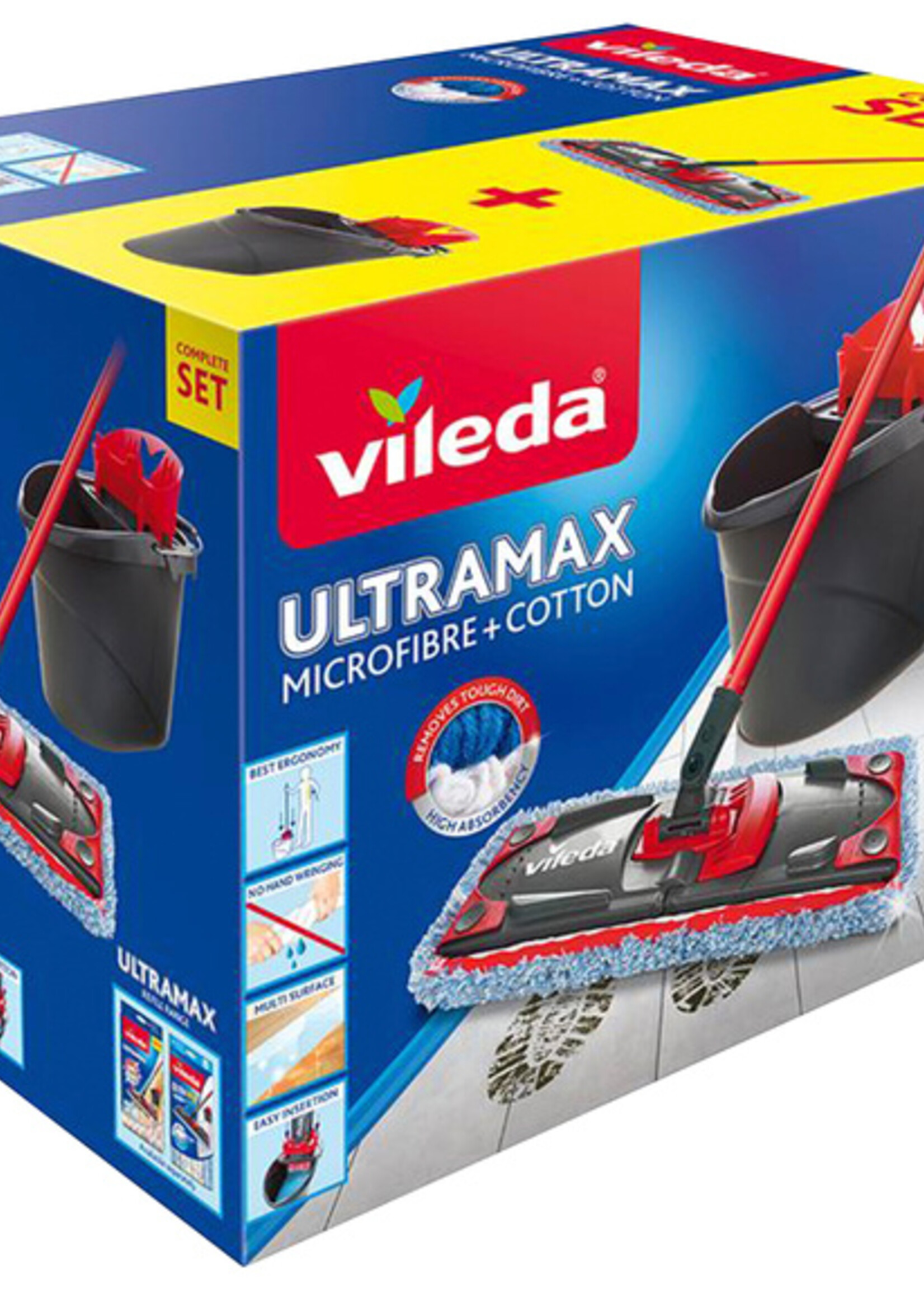 Vileda Mopset Vileda Ultra Max Micro & Cotton Box