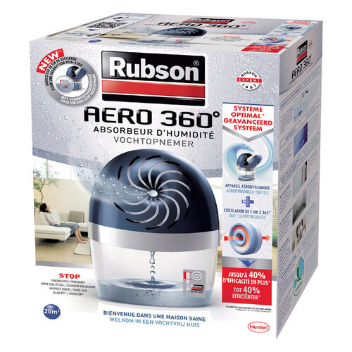 Rubson Absorbeur d'humidité Rubson Aero 360 complet