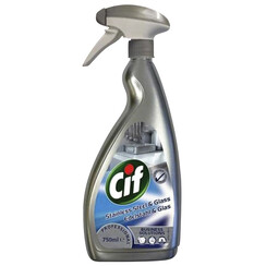 Roestvrijstaal reiniger CIF 750ml