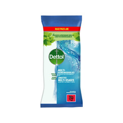 Lingettes hygiéniques Dettol désinfectant 80 pièces