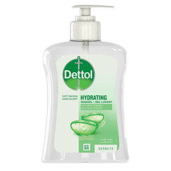 Savon mains Dettol désinfectant hydratant 250ml