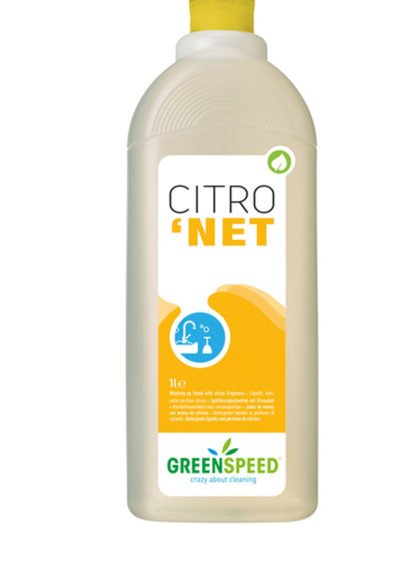 Greenspeed Afwasmiddel Greenspeed Citronet 1liter