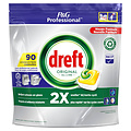 Dreft Vaatwastabletten Dreft All-in-1 professional lemon 90stuks