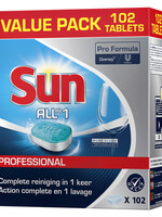 Sun Vaatwastabletten Sun All-in-one 102 stuks