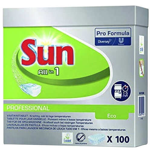 Sun Tablette lave-vaisselle Sun All-in-one Eco 100 pièces