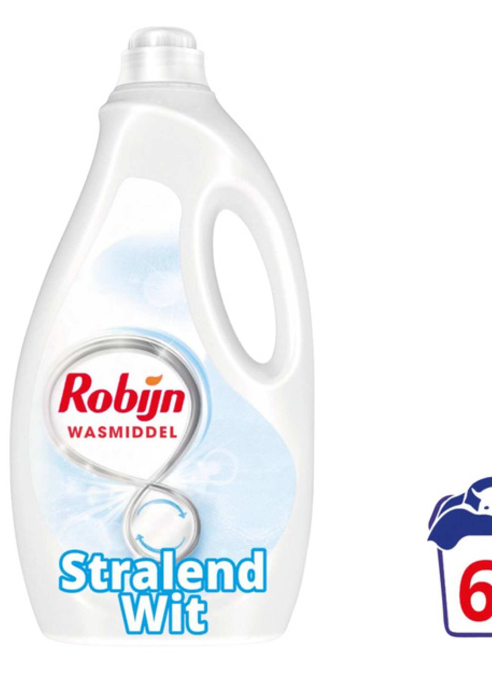 Robijn Vloeibaar wasmiddel Robijn 3L stralend wit 60scoop