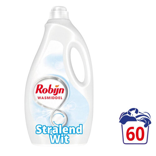 Robijn Lessive liquide Robijn 3L Blanc éclatant 60 lavages