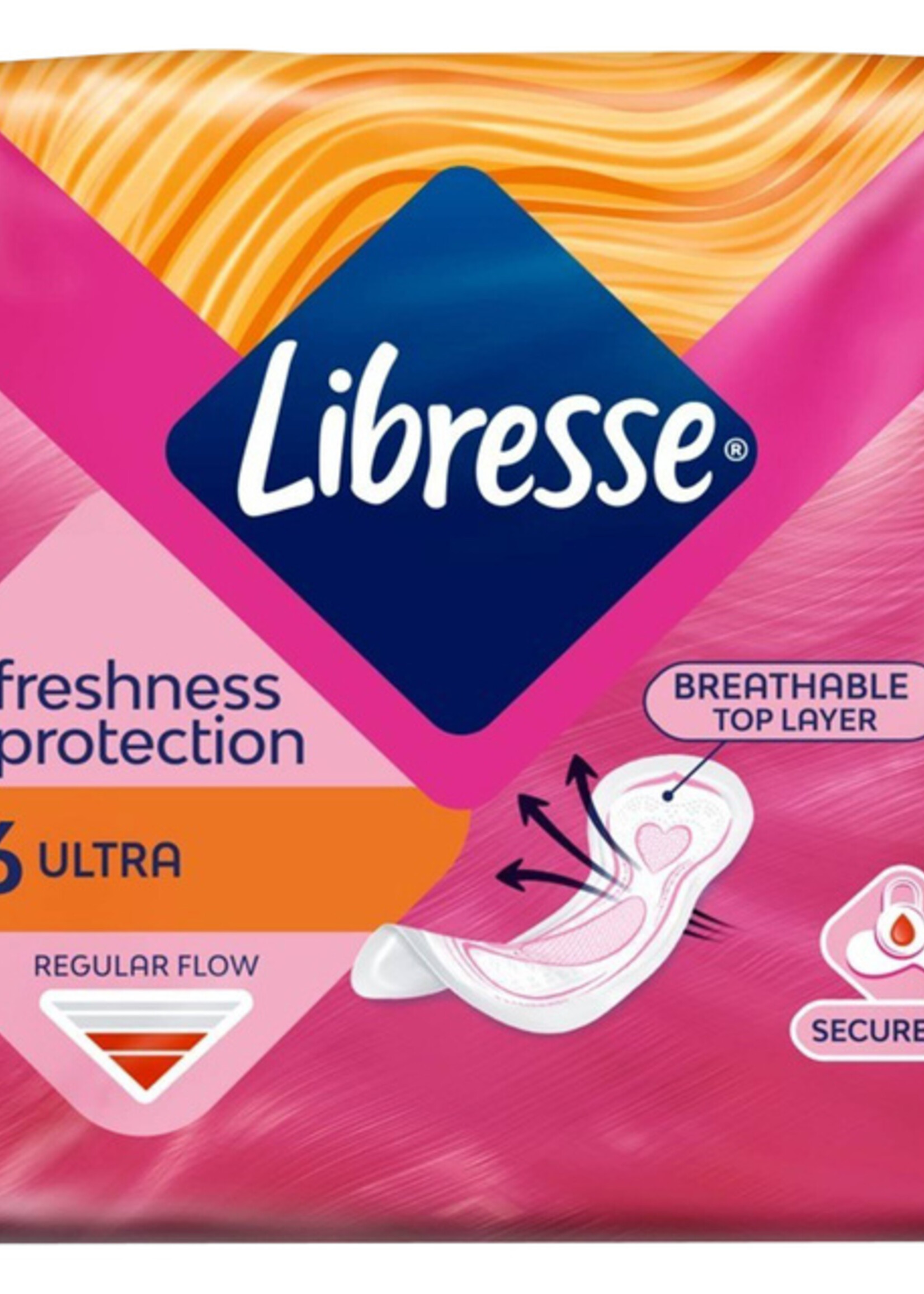LIBRESSE Serviette hygiénique Libresse Ultra Normal 16 pièces