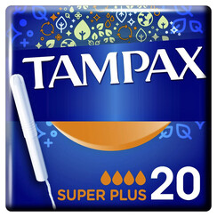 Tampons Tampax Cef Super Plus 20 pièces