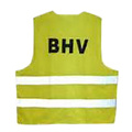 Leina Gilet de sécurité avec impression 'BHV' jaune