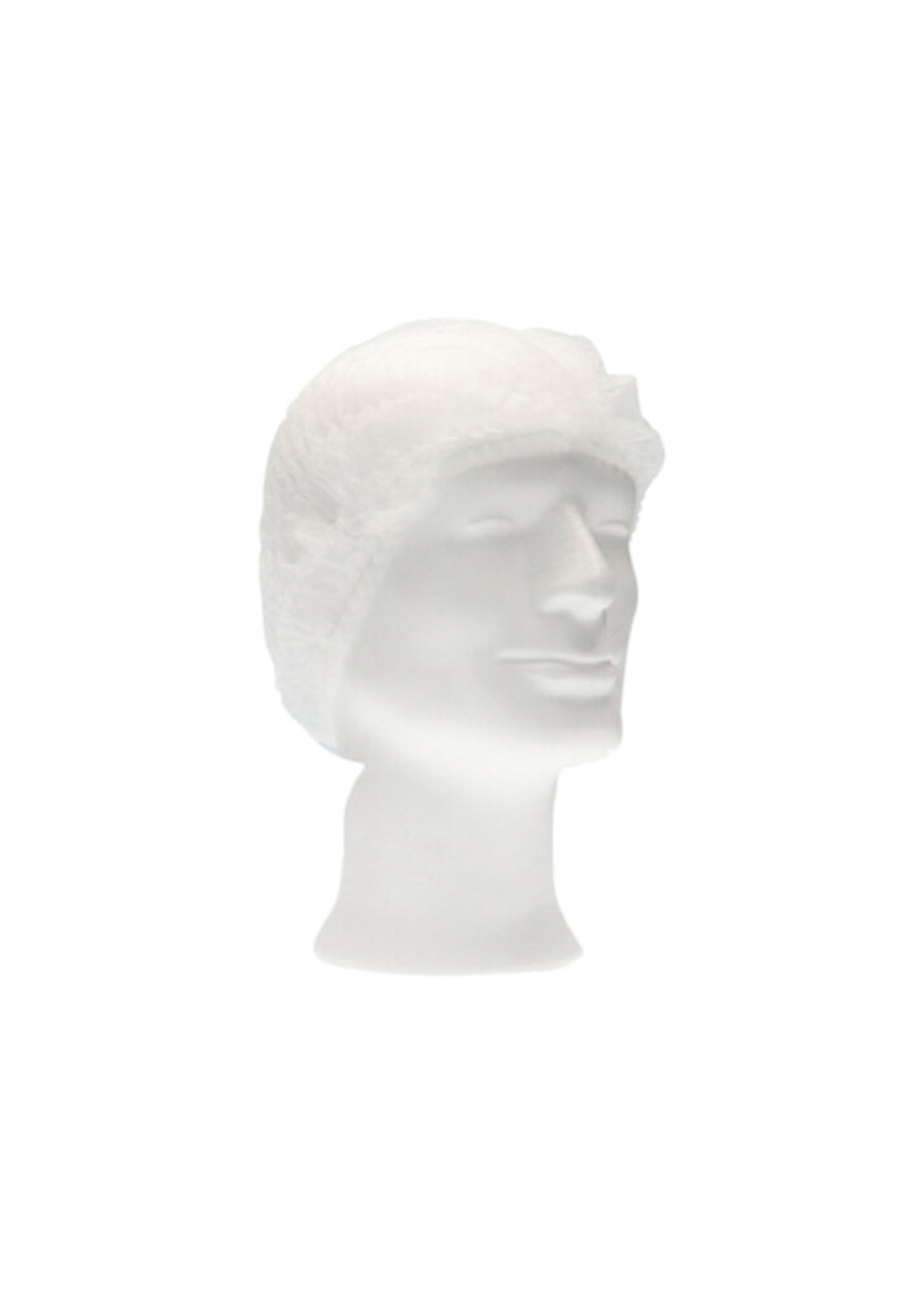 CMT Charlotte à clip CMT non tissé M 50cm PP blanc