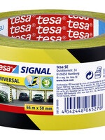 Tesa Waarschuwingstape Tesa 58133 geel/zwart