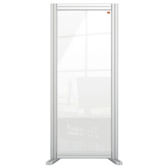 Ecran de protection bureau Nobo modulaire acrylique transparent 400x1000mm