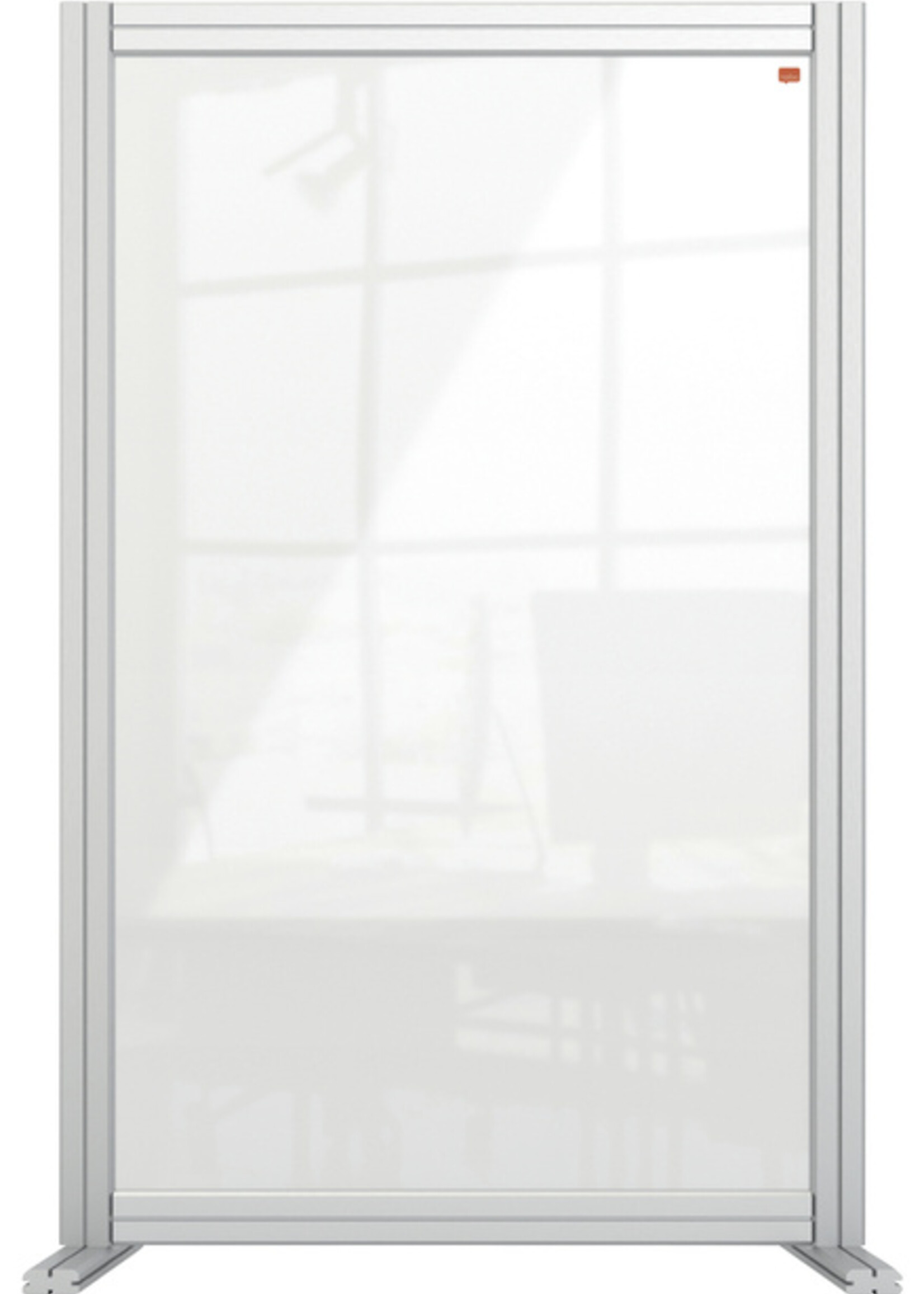 Nobo Bureauscherm Nobo Modulair transparant acryl 600x1000mm