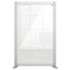 Ecran de protection bureau Nobo modulaire acrylique transparent 600x1000mm