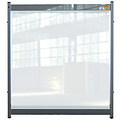 Nobo Ecran de protection bureau Nobo modulaire PVC transparent 750x820mm