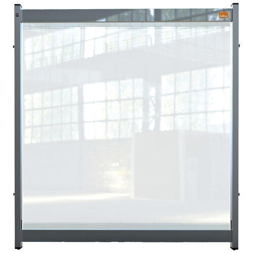 Nobo Ecran de protection bureau Nobo modulaire PVC transparent 750x820mm