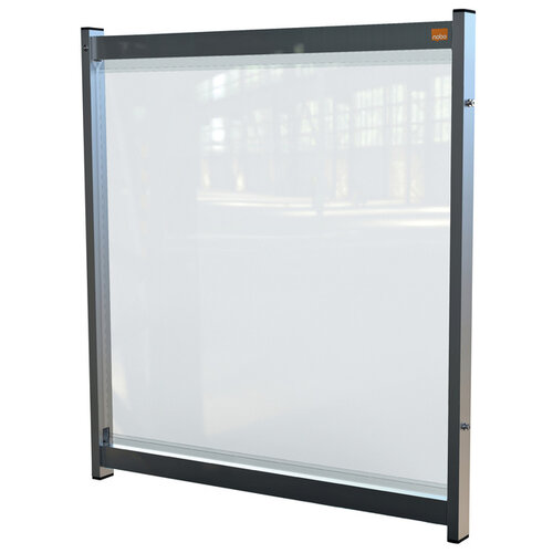 Nobo Ecran de protection bureau Nobo modulaire PVC transparent 750x820mm