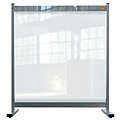 Nobo Ecran de protection bureau Nobo PVC transparent 770x860mm