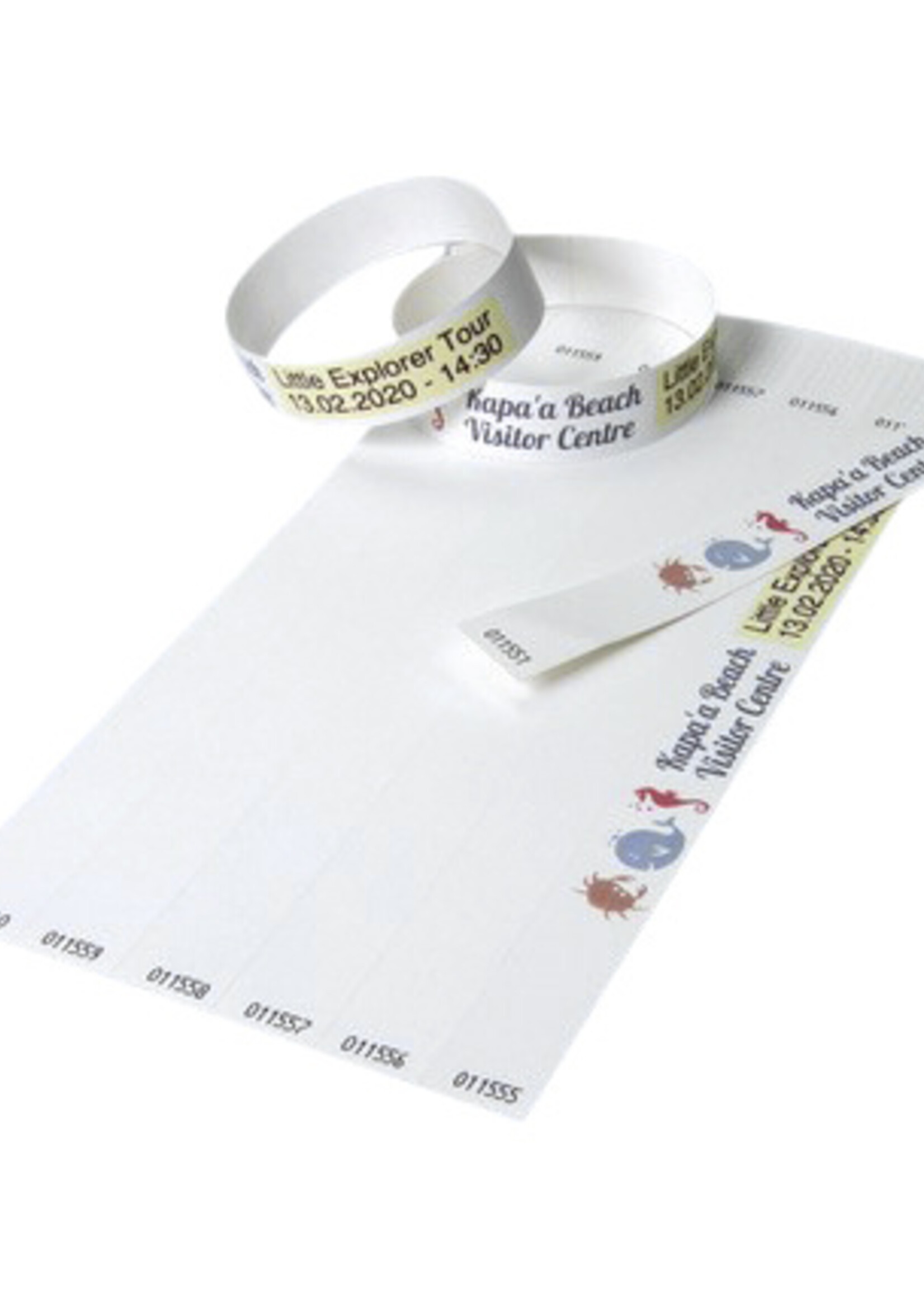 Colop Tekststempel Colop E-Mark polsbandjes 19mm x 250mm 100st