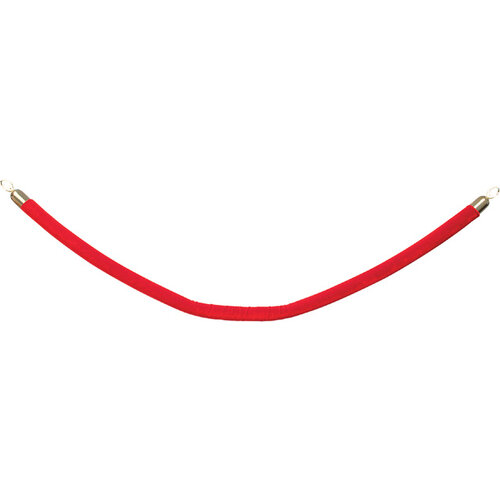 Securit Afzetkoord Securit 150cm rood met goudkleurige knop