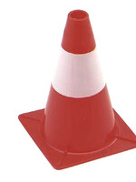 Perel Cône de sécurité 30cm rouge-blanc