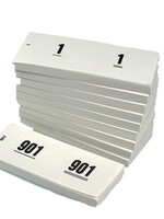 Office Nummerblok 42x105mm nummering 1-1000 wit 10 stuks