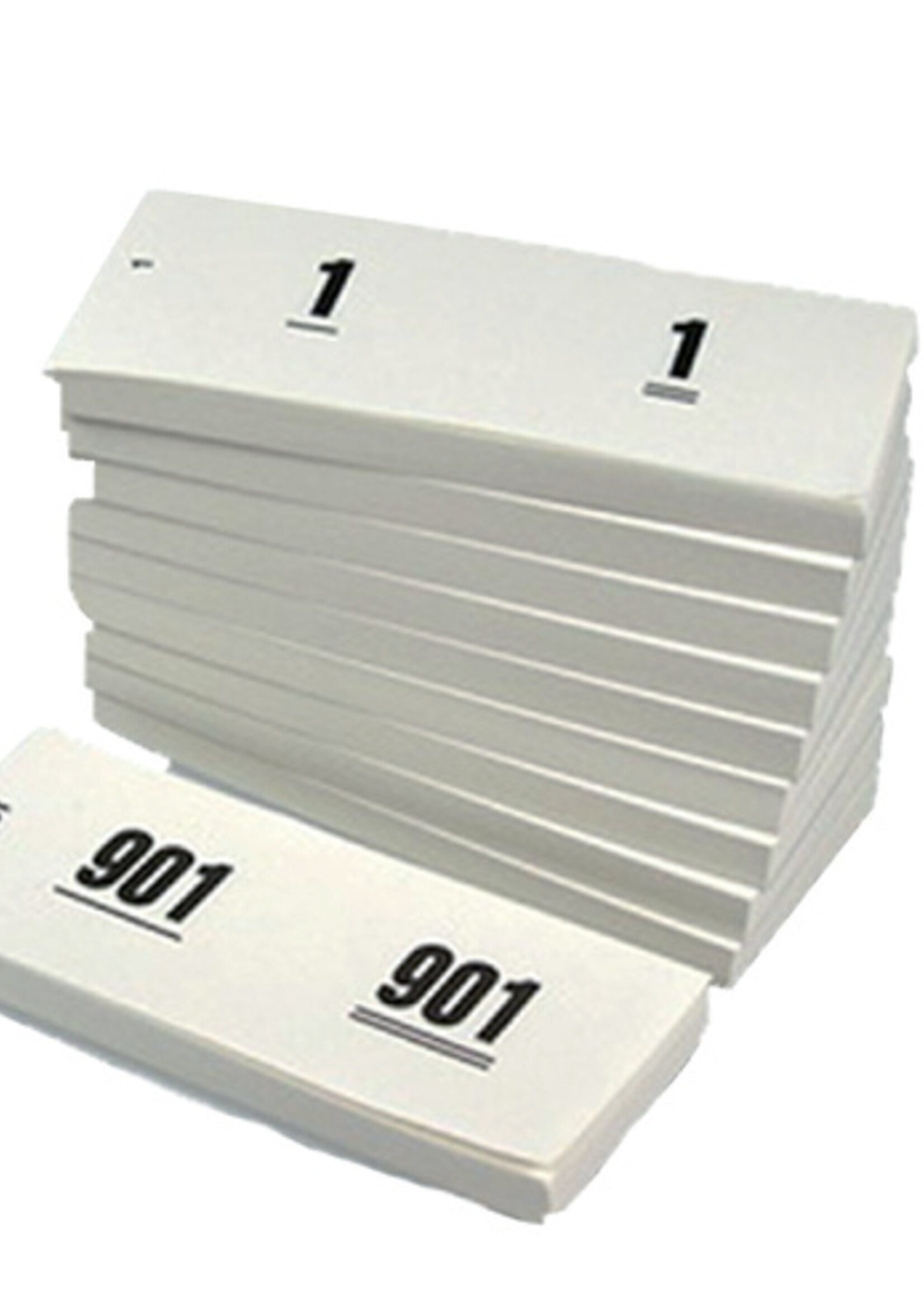 Office Bloc numéros de 1à 1000 42x105mm blanc 10 pièces