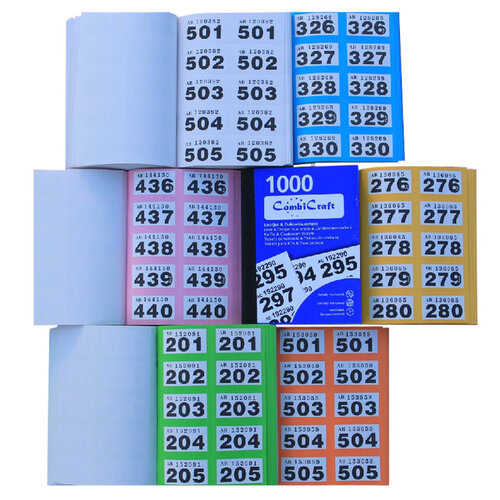 Combicraft Bloc numéros de 1 à 1000 assorti