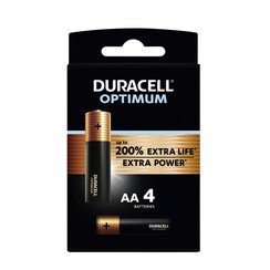 Pile Duracell Optimum 4xAA