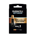 Duracell Batterij Duracell Optimum 100% 4xAAA