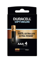 Duracell Batterij Duracell Optimum 100% 4xAAA