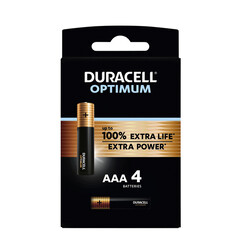 Pile Duracell Optimum 4xAAA