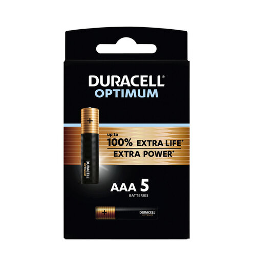 Duracell Batterij Duracell Optimum 100% 5xAAA