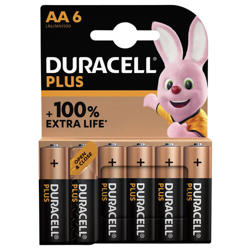 Duracell Batterij Duracell Plus 6xAA