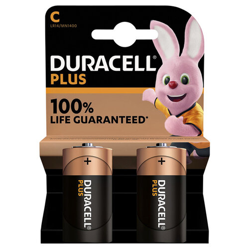 Duracell Batterij Duracell Plus 2xC