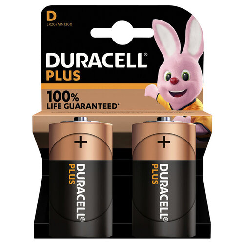 Duracell Pile Duracell Plus 2xD